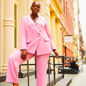 Eloquii Barbie Pink Double Breast Two Piece Power suit size 18/20